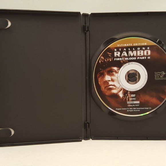 RAMBO FIRST BLOOD PART II Ultimate Edition DVD Widescreen 1985 - Picture 4 of 9